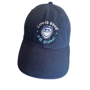 Life Is Good FM Global Adjustable Navy Blue Baseball Cap